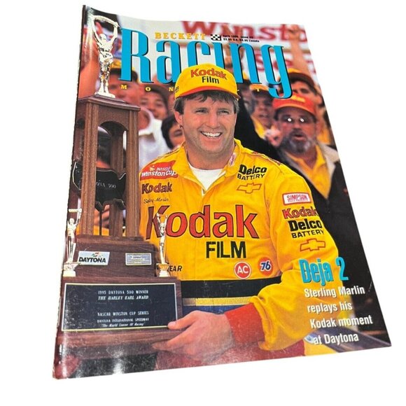 Beckett Racing Monthly Collectible Price Guide April 1995 Issue 8 Marlin Daytona - Picture 1 of 6